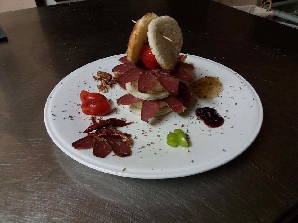 Plat servi à la brasserie du Relais